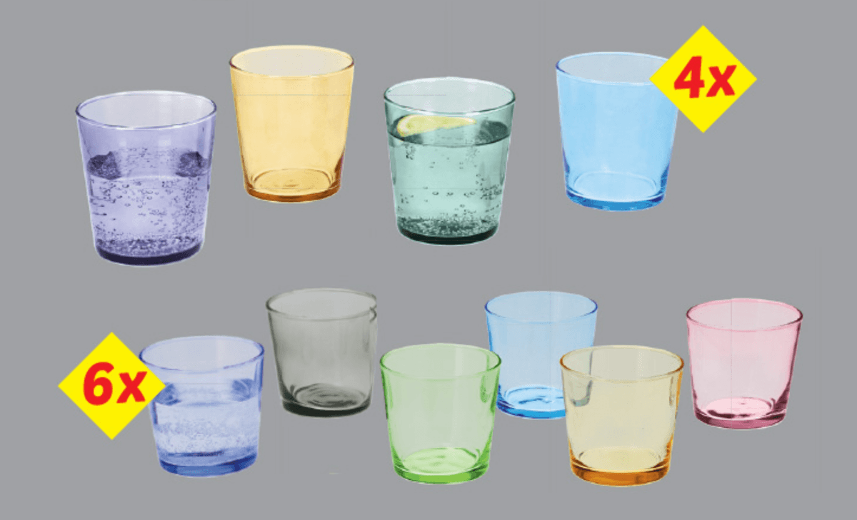 Silvercrest Kozarci 4/6 kosov - Akcija v trgovini Lidl