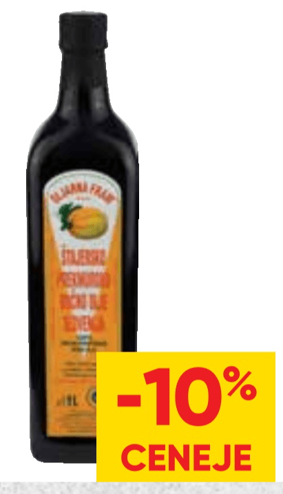 Štajersko prekmursko bučno olje Slovenija 1 l - Akcija v trgovini Tuš