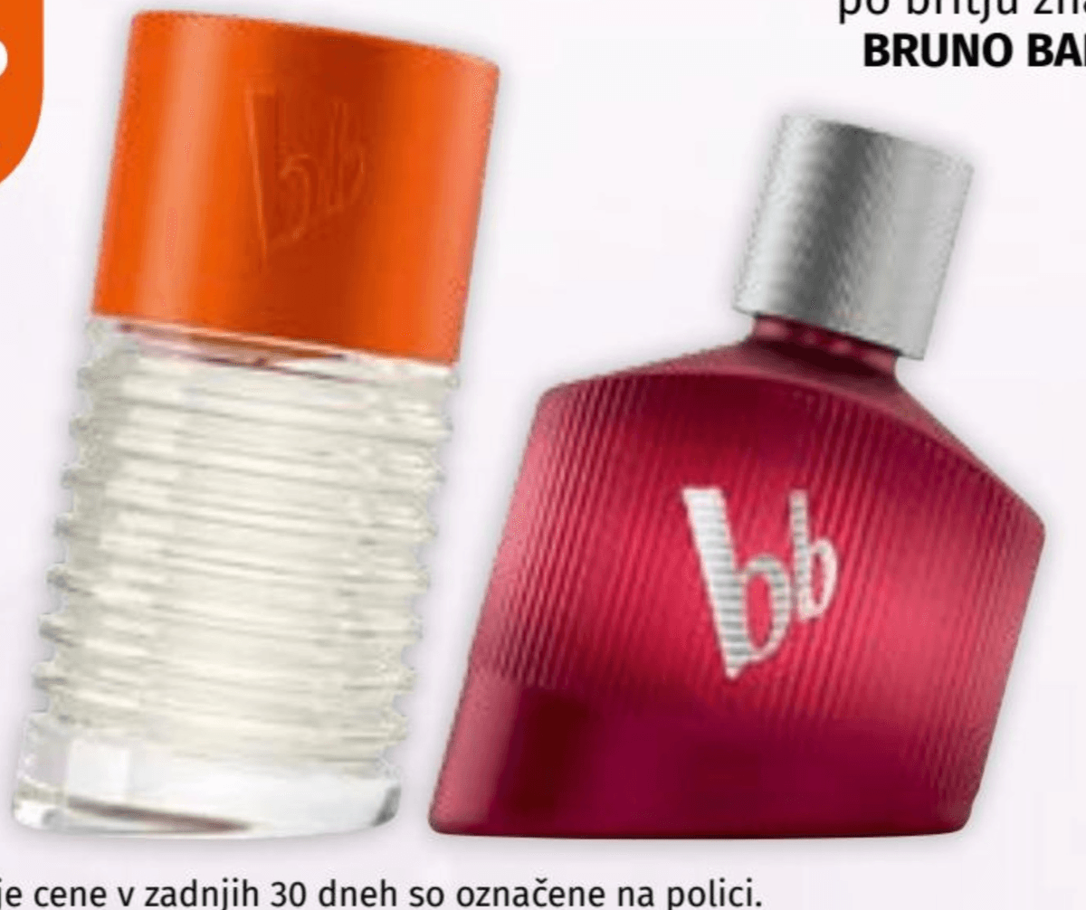 BRUNO BANANI losjone po britju - Akcija v trgovini Mueller