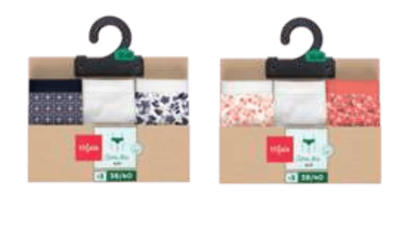 TISJAJA 3x ženske spodnje hlačke ali 3x bokser hlačke 3x - Akcija v trgovini E.Leclerc