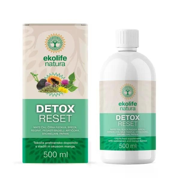 Ekolife Natura Detox Reset 500 ml Akcija v trgovini E.Leclerc