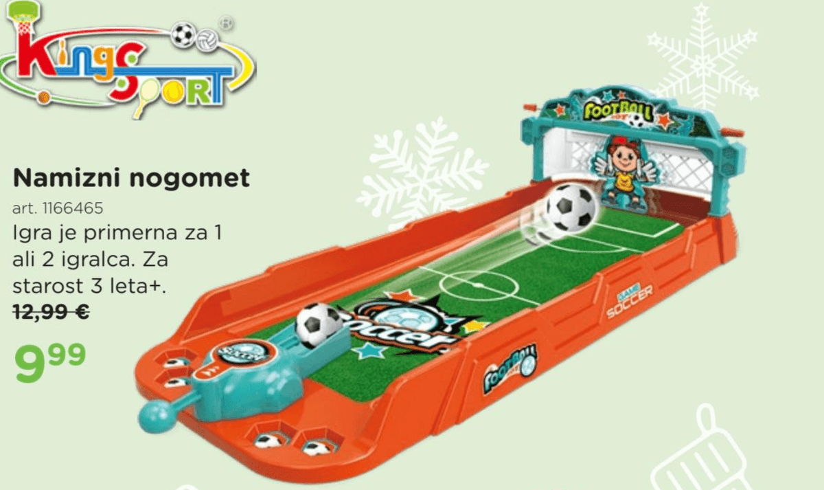 Namizni nogomet King Sport - Akcija v trgovini Baby Center