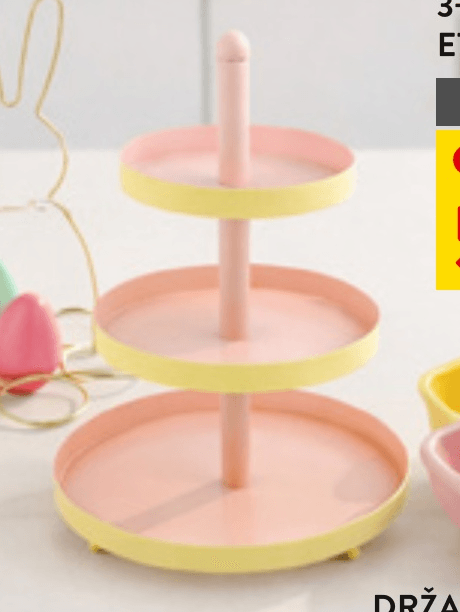 3-nadstropni etažer - Akcija u trgovini Spar