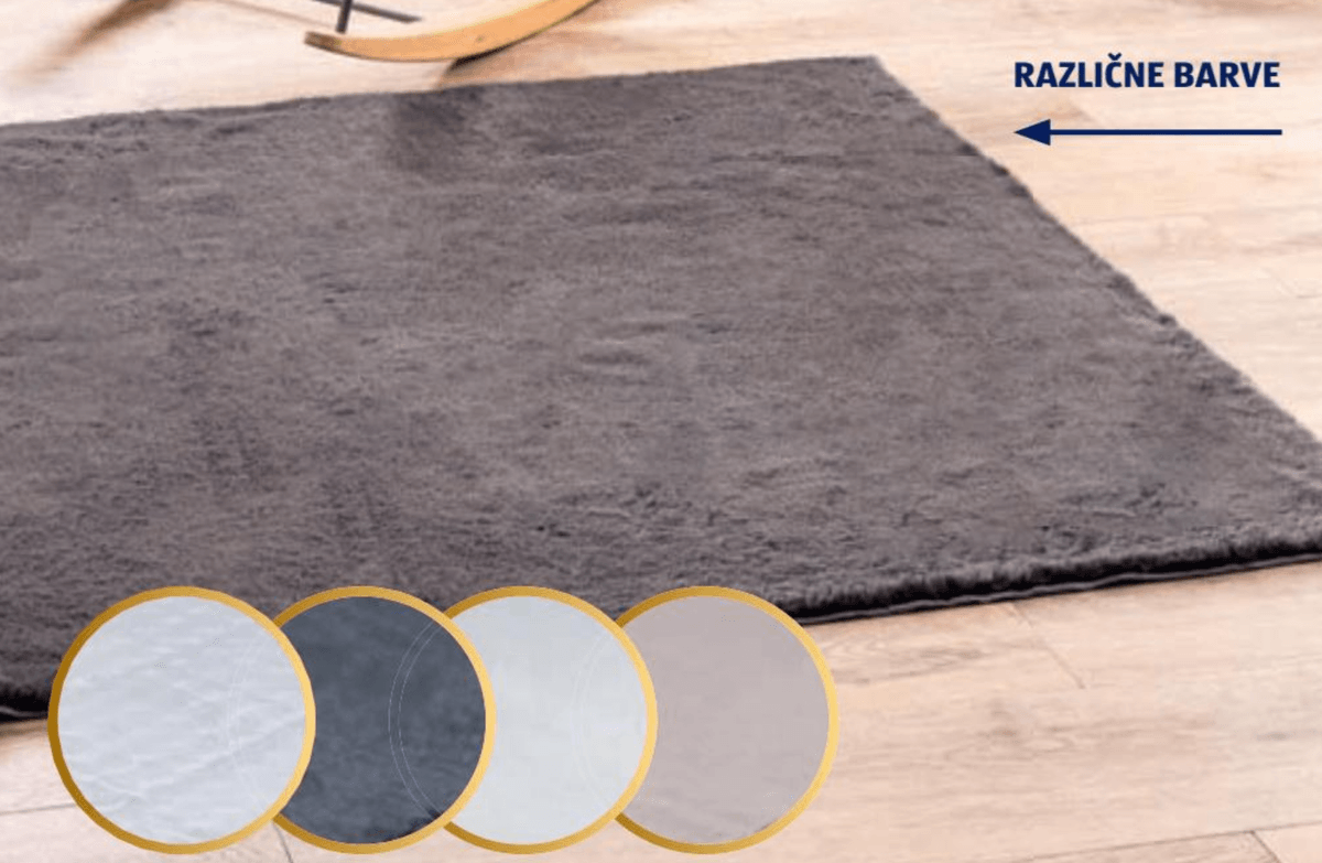 Preproga iz umetnega krzna Home Creation - Akcija v trgovini Hofer