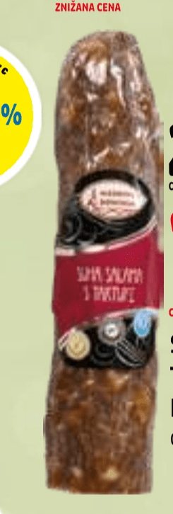 Suha salama s tartufi MESNINE BOHINJA - Akcija v trgovini E.Leclerc