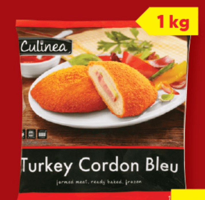 CULINEA Puranji Cordon Bleu 1 kg - Akcija u trgovini Lidl