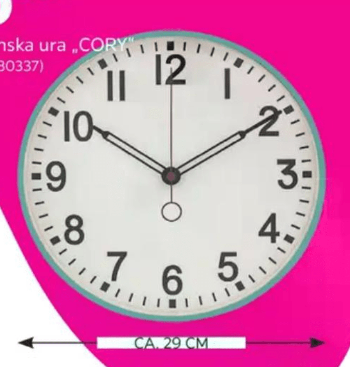 Stenska ura „CORY" - Akcija v trgovini Mömax