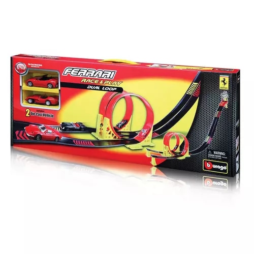 Ferrari Race & Play Dvojna zanka Bburago - Akcija v trgovini Mueller