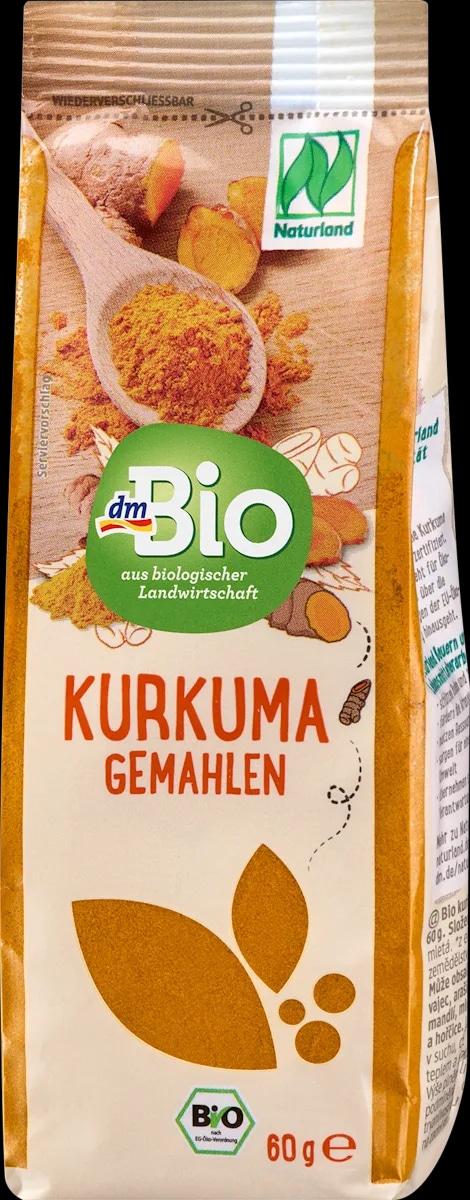 dmBio kurkuma mleta 60 g Akcija v trgovini Dm