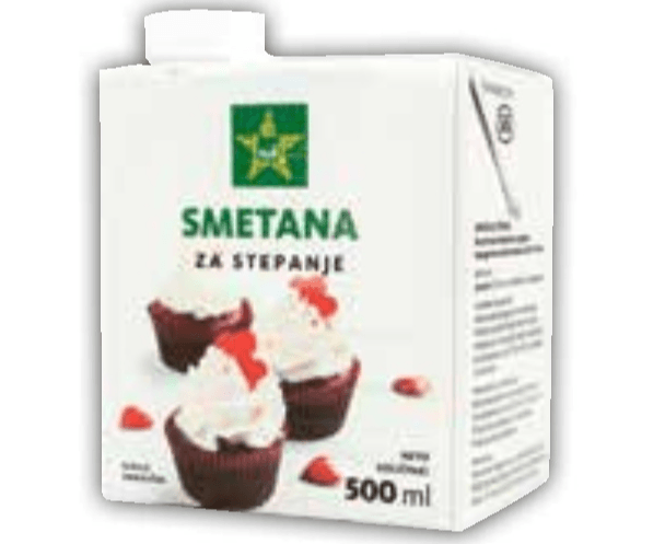 Smetana za stepanje 0,5 l Tuš - Akcija v trgovini Tuš