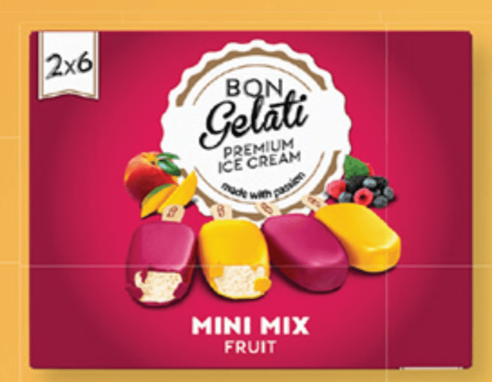 Bon Gelati Mešani sladoled 900 ml - Akcija v trgovini Lidl