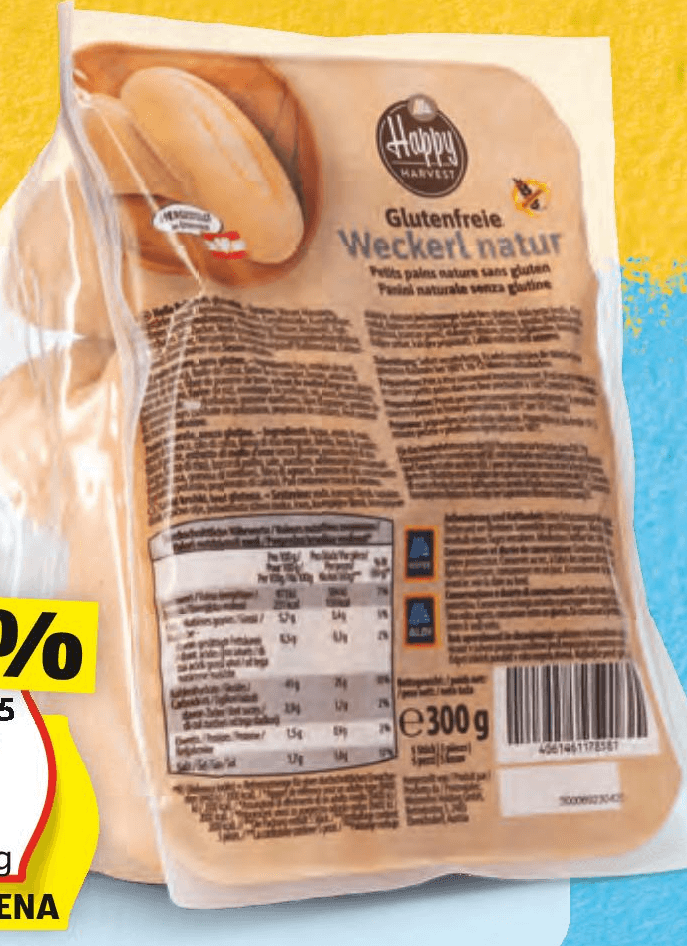 Happy Harvest Štručke Brez Glutena 300 g - Akcija v trgovini Hofer