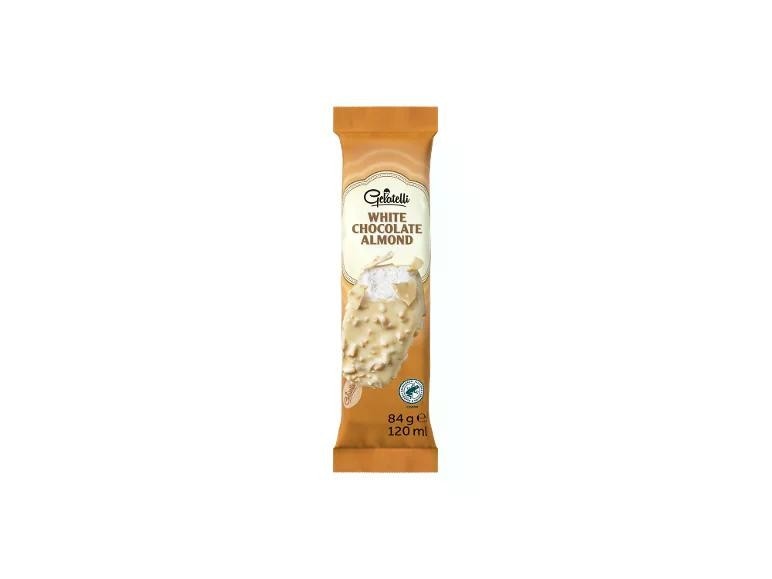 Gelatelli sladoled bela čokolada-mandelj 360 ml Akcija v trgovini Lidl