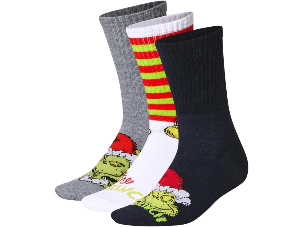 Nogavice 3 pari The GRINCH Dr. Seuss - Akcija v trgovini Lidl