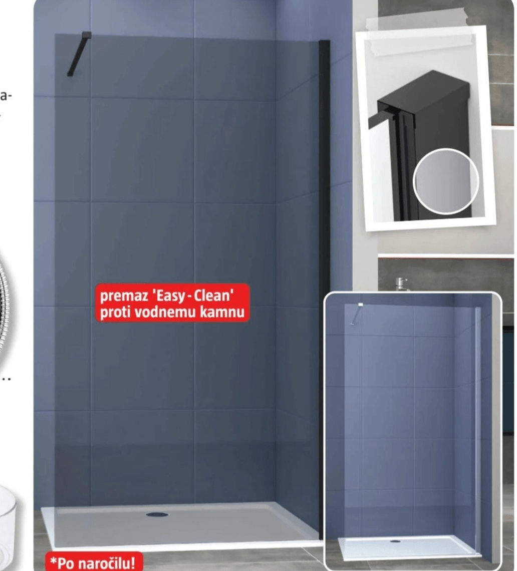 Pršna stena 'Walk In' - Akcija v trgovini Bauhaus