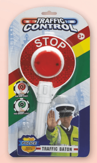 Policijski lopar z lučjo Traffic Control - Akcija v trgovini Spar