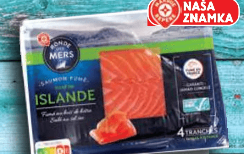 Dimljen Islandski Losos 140 g Ronde des Mers - Akcija v trgovini E.Leclerc