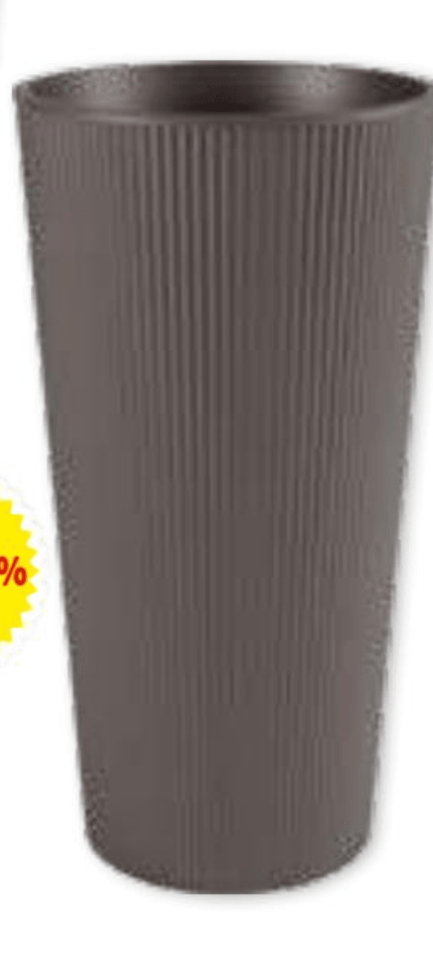 Cvetlični lonec "Wave High" 25 x 46,5 cm - Akcija v trgovini E.Leclerc