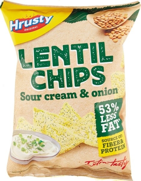 Prigrizek Hrusty Lentil Chips 50 g - Akcija v trgovini Mercator
