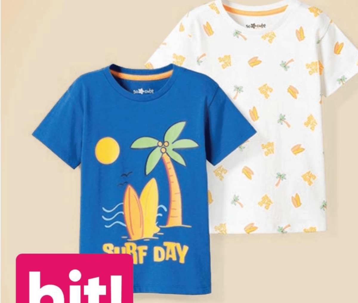 Komplet 2 majic za dojenčke 2 kom socute - Akcija v trgovini Pepco