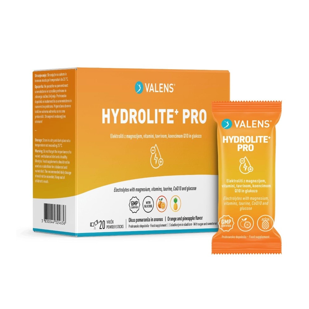 Valens Prehransko dopolnilo Hydrolite + Pro 20 vrečk - Akcija v trgovini E.Leclerc
