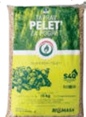 Peleti lesni smreka Biomasa 15 kg TAPRAV - Akcija v trgovini Jager