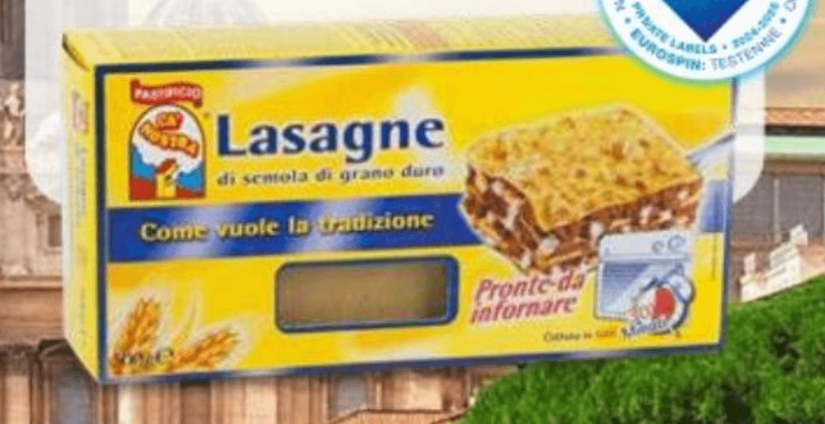 Testenine za lazanjo 500 g Delizie Sole - Akcija v trgovini Eurospin