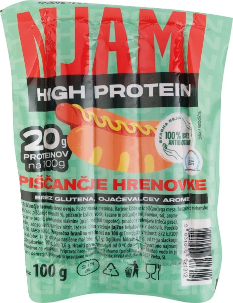 Izbrani izdelki High Protein Njami 100 g - Akcija v trgovini Mercator