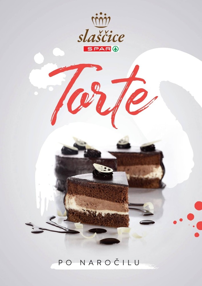 Slaščice SPAR čokoladna torta 900 g Akcija v trgovini Spar