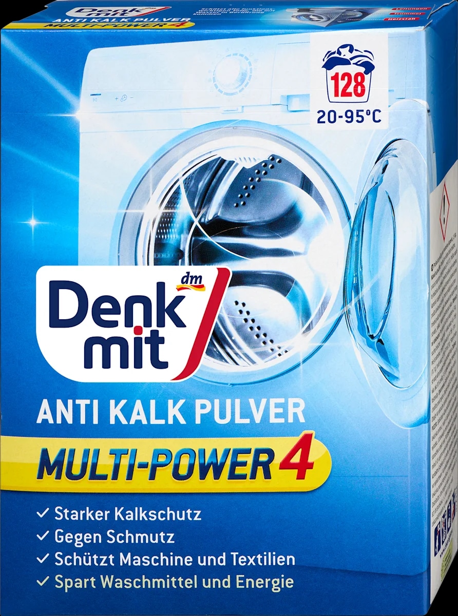 Denkmit Multi-Power 4 prašek za odstranjevanje vodnega kamna 1,5 kg - Akcija v trgovini Dm