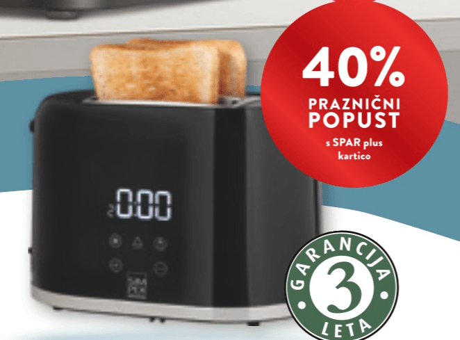 Toaster Simpex - Akcija v trgovini Spar
