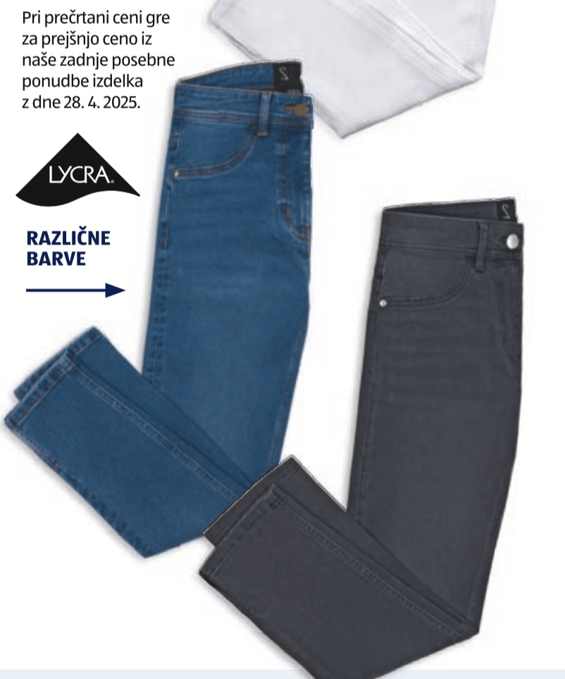 UP 2 FASHION Ženske pajkice v videzu jeansa - Akcija v trgovini Hofer