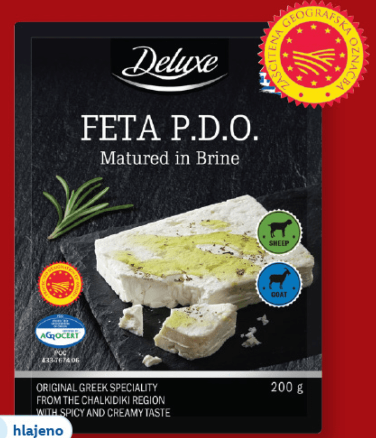 Deluxe Grška feta 200 g - Akcija v trgovini Lidl
