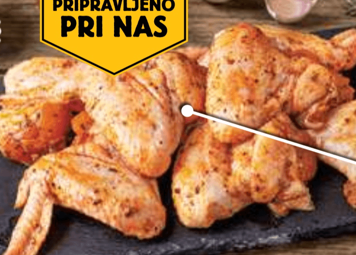 Piščančje marinirano meso - Akcija v trgovini E.Leclerc