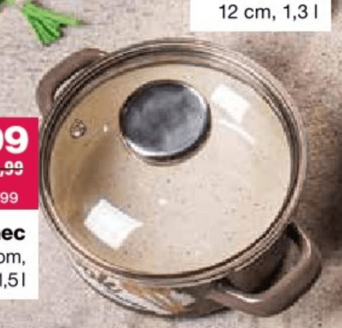 Lonec 16 cm, 1,5 l Metalac - Akcija v trgovini Mercator