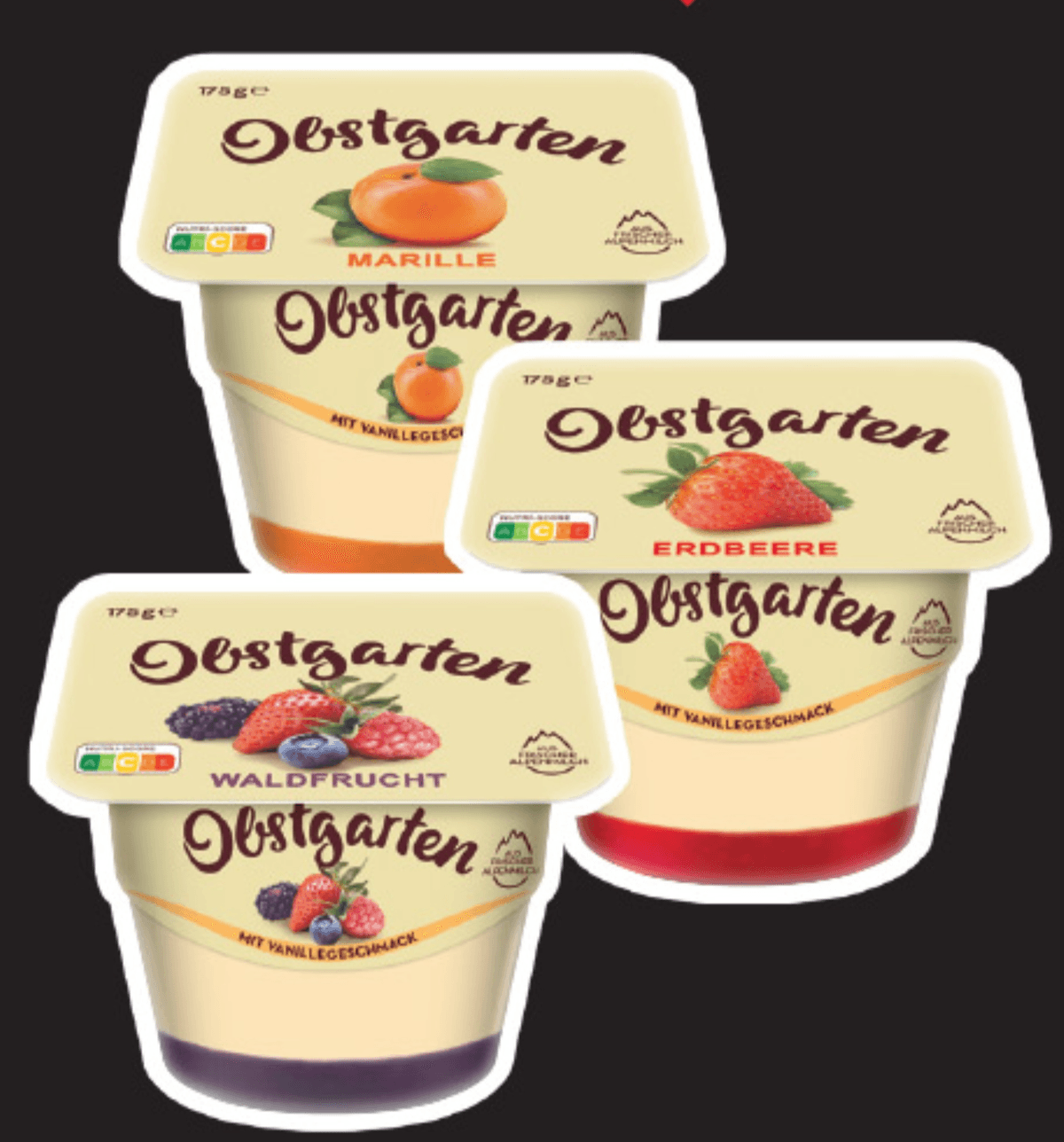 Danone Obstgarten 175 g - Akcija v trgovini Lidl