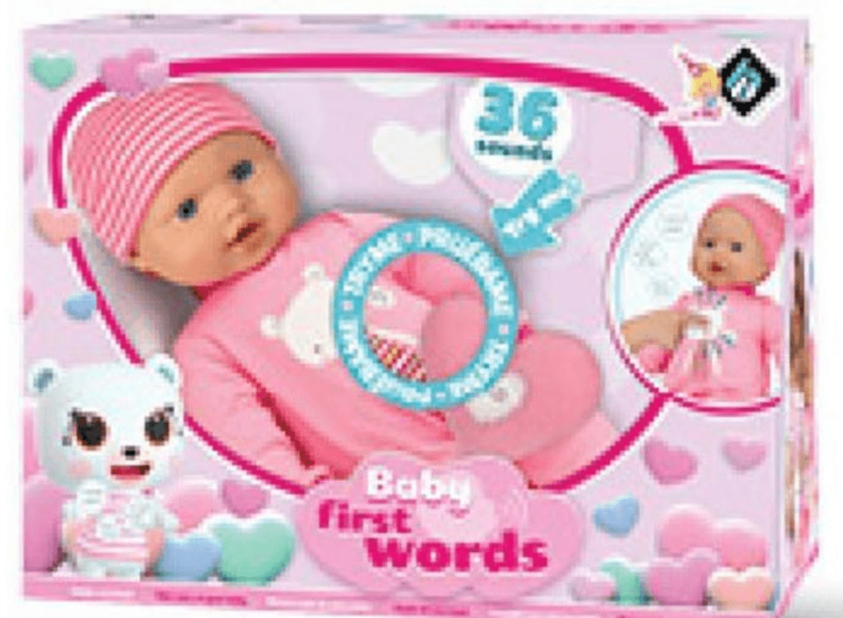 Igrača dojenček Baby First Words - Akcija v trgovini Mercator