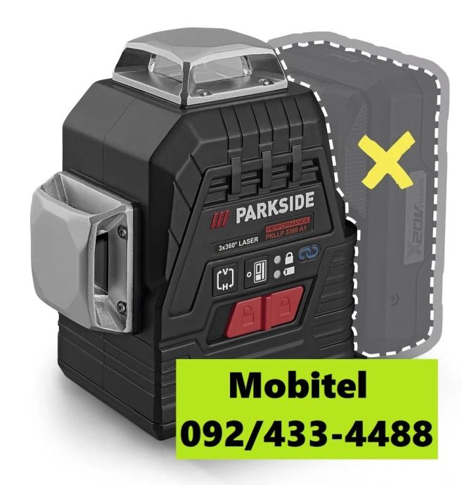 PARKSIDE PERFORMANCE Akumulatorski križno linijski laser - Akcija u trgovini Lidl