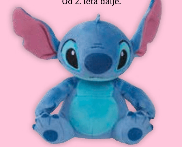 Just Play Stitch Plišasta igrača z zvokom - Akcija v trgovini Mueller