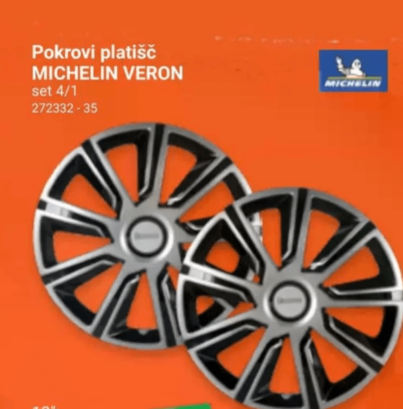 Pokrovi platišč Michelin Veron set 4/1 - Akcija v trgovini Pevex