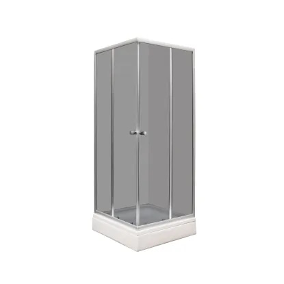 Kabina za prhanje s kadjo GRAY 90 x 90 x 205 cm Aquaart - Akcija v trgovini Pevex