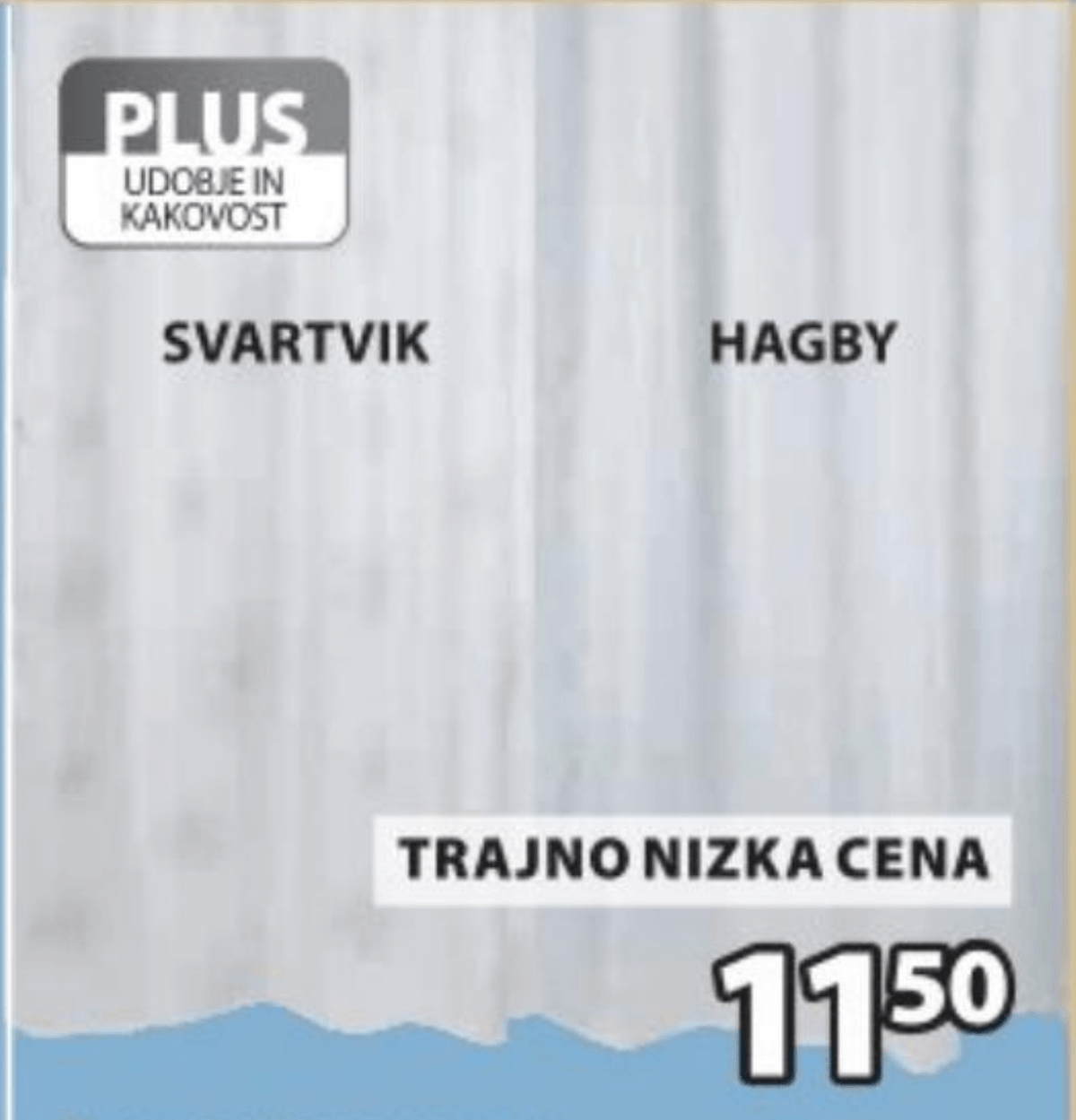 Kopalniška zavesa 150x200 cm - Akcija v trgovini Jysk