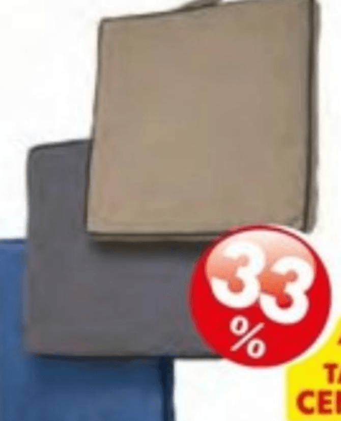 Sedežna blazina 1/1 - Akcija v trgovini Jager