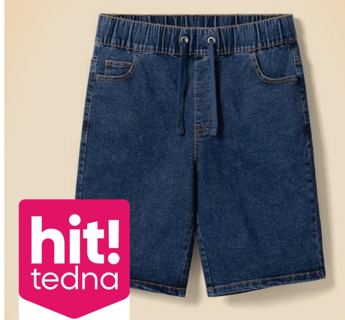 Kratke hlače iz jeansa za moške - Akcija v trgovini Pepco