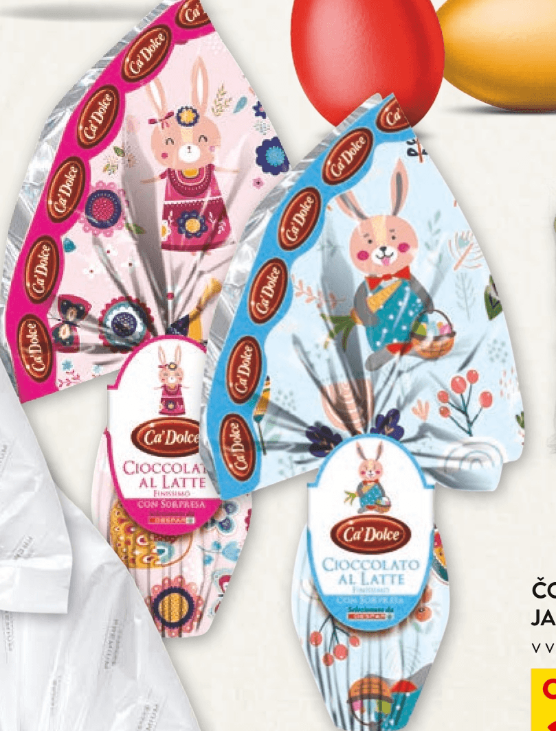 Velikonočno jajce Ca' Dolce 150 g - Akcija v trgovini Spar