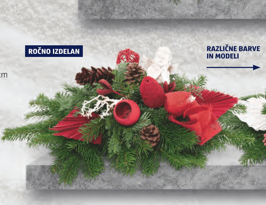 Nizek nagrobni aranžma 1 kos - Akcija v trgovini Hofer