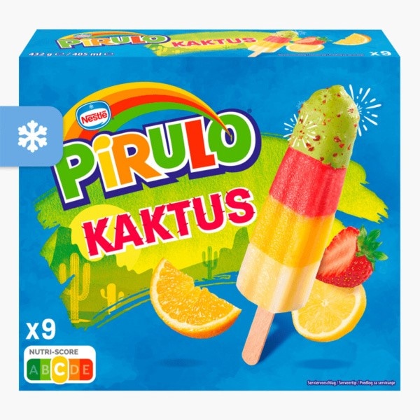 Sladoled Pirulo Kaktus 9 x 45 ml - Akcija v trgovini Mercator