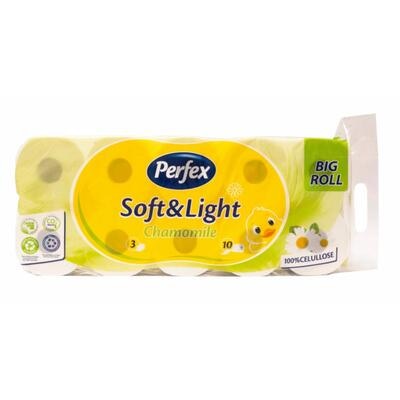 Toaletni papir Perfex Soft & Light 10 rol - Akcija v trgovini Tuš