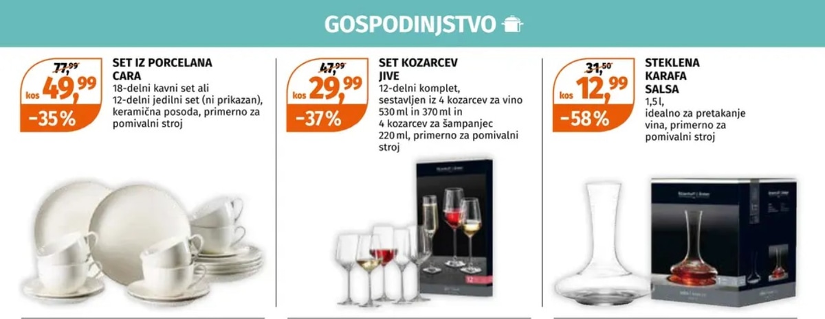 Mueller katalog Ponudba gospodinjskih izdelkov od 01.12. do 06.12.2025