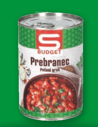 Prebranec 415 g S-BUDGET - Akcija v trgovini Spar